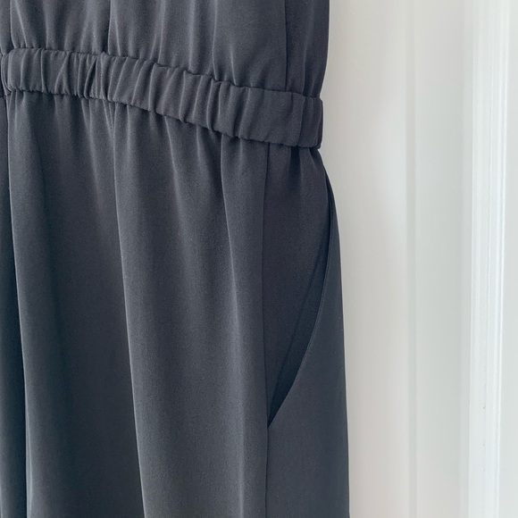 Nordstrom Halogen Black Tie Neck Jumpsuit Size Small - Picture 7 of 8